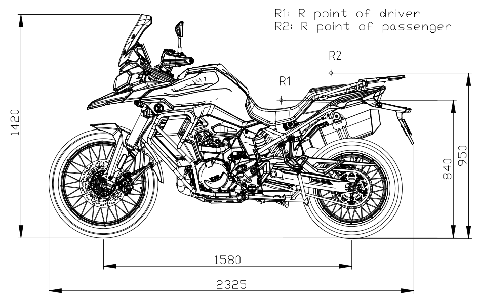 Plan détaillé pièces Voge
